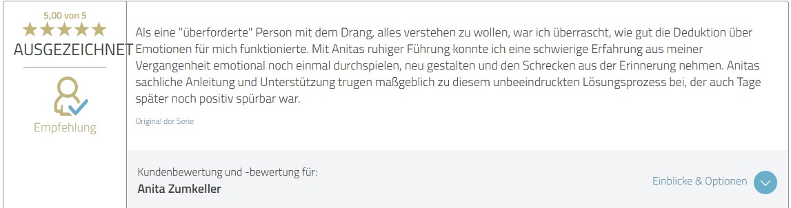 Feedback 1zu1 Begleitung (5) Feedback 1zu1 Begleitung 5