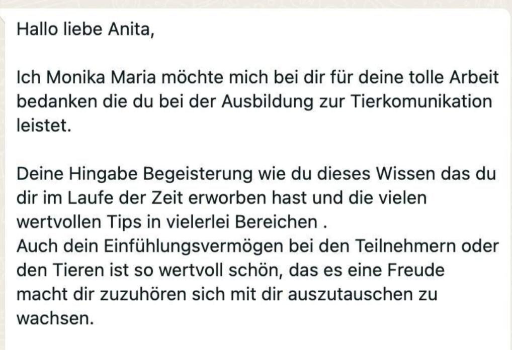 Feedback Ausbildung Tierkommunikation1 e1774612940944